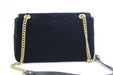 Gucci Medium GG Marmont 2.0 Matelassé Velvet Shoulder Bag