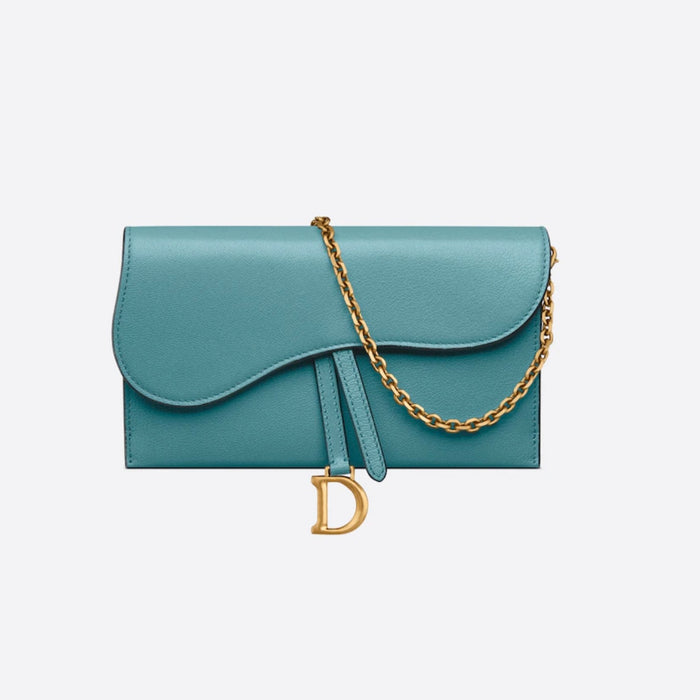 Dior Long Saddle Wallet on Chain