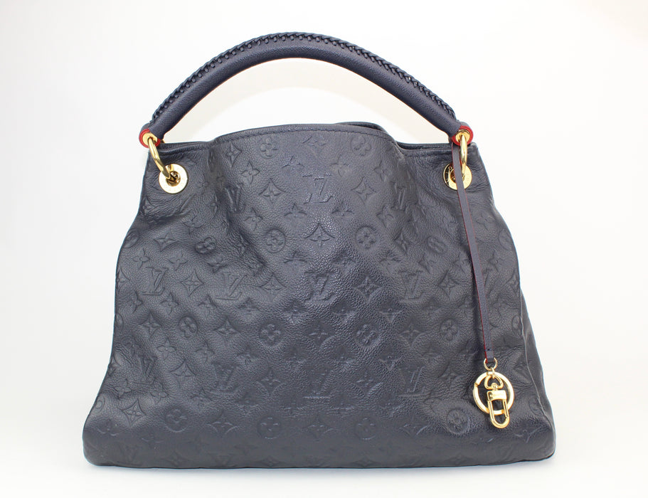 Louis Vuitton Artsy MM Monogram Empreinte Leather Navy