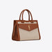 SAINT LAURENT UPTOWN MEDIUM CANVAS SATCHEL BAG