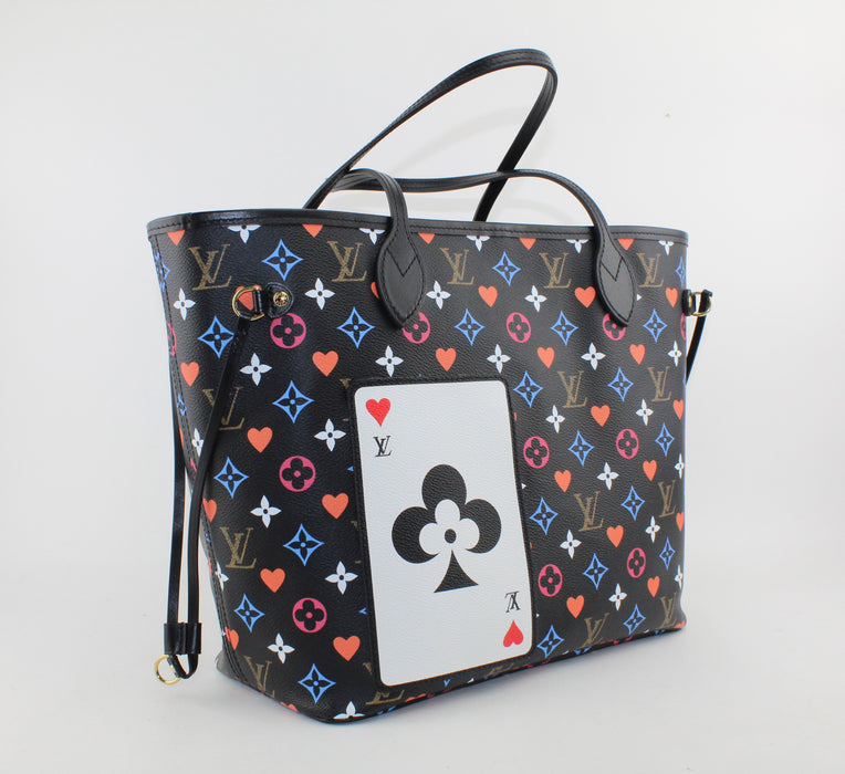 Louis Vuitton Game On Neverfull mm Black