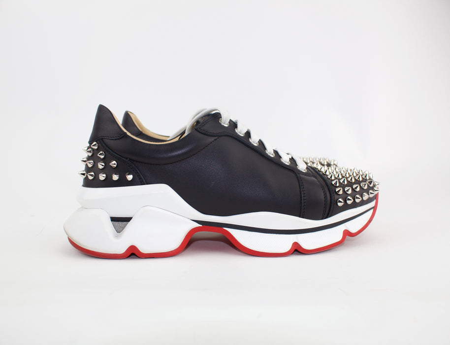 CHRISTIAN LOUBOUTIN VRS 2018 BLACK/SILVER CALF