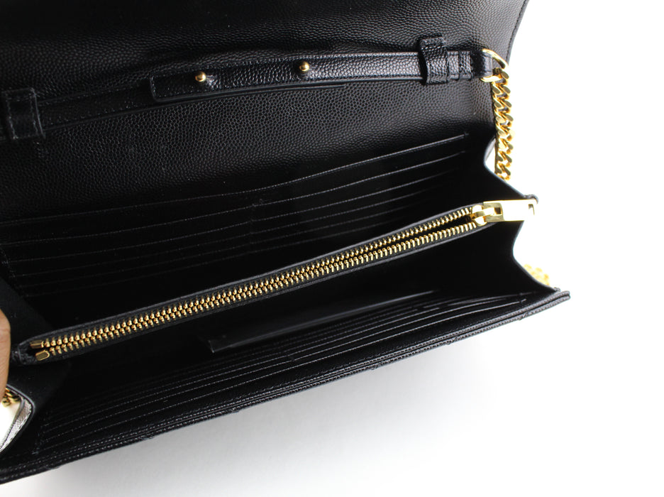 YSL CHAIN BAG BLACK - LuxurySnob