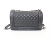 Chanel Caviar Medium Boy Bag in Black