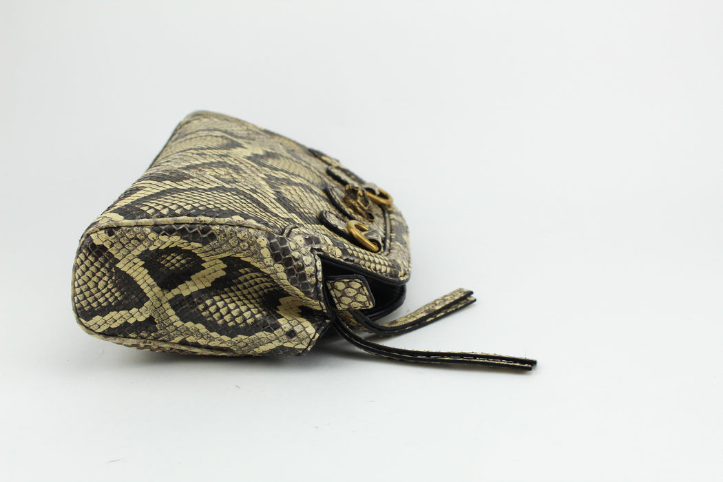 GUCCI REBELL PYTHON SMALL SHOULDER BAG