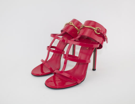 GUCCI URSULA ANKLE STRAP SANDAL SIZE 38 