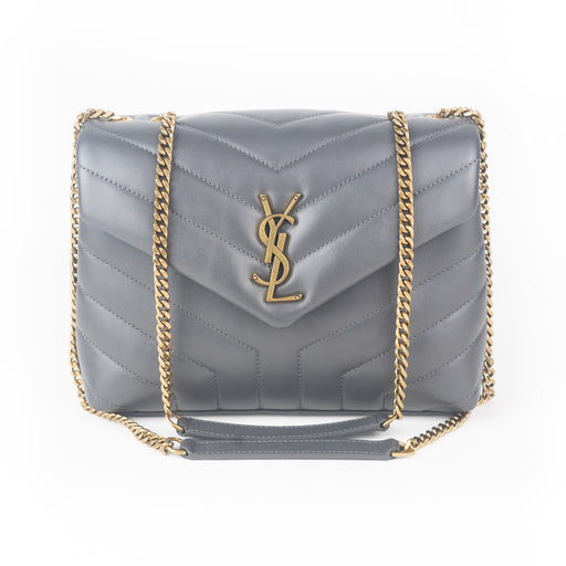 Saint Laurent Small Loulou Bag grey