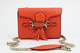 Gucci Emily Guccissima Mini Chain Shoulder Bag Orange