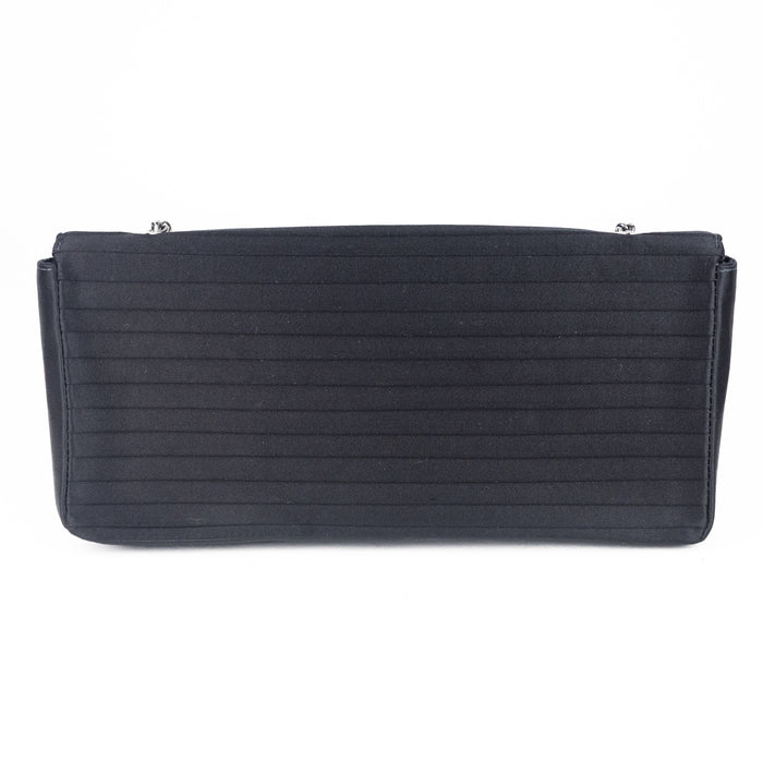 Chanel Black Satin East West Bag