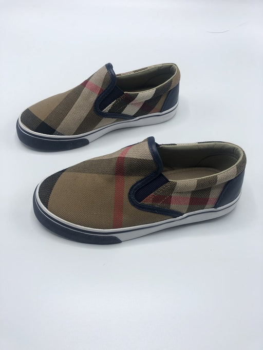 BURBERRY KIDS PLAID SLIP ON SIZE 30 - LuxurySnob