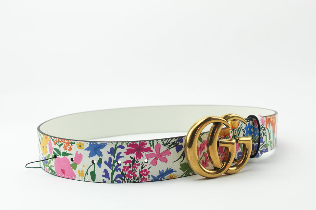 Gucci GG Marmont belt with ken Scott print