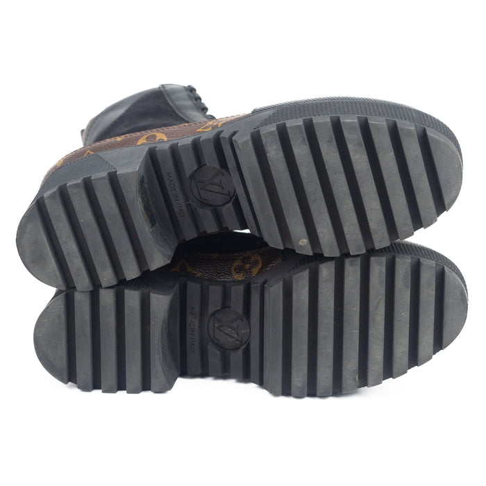 Louis Vuitton Laureate Platform dessert boots