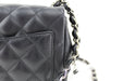 CHANEL LAMBSKIN MINI FLAP SQUARE BAG