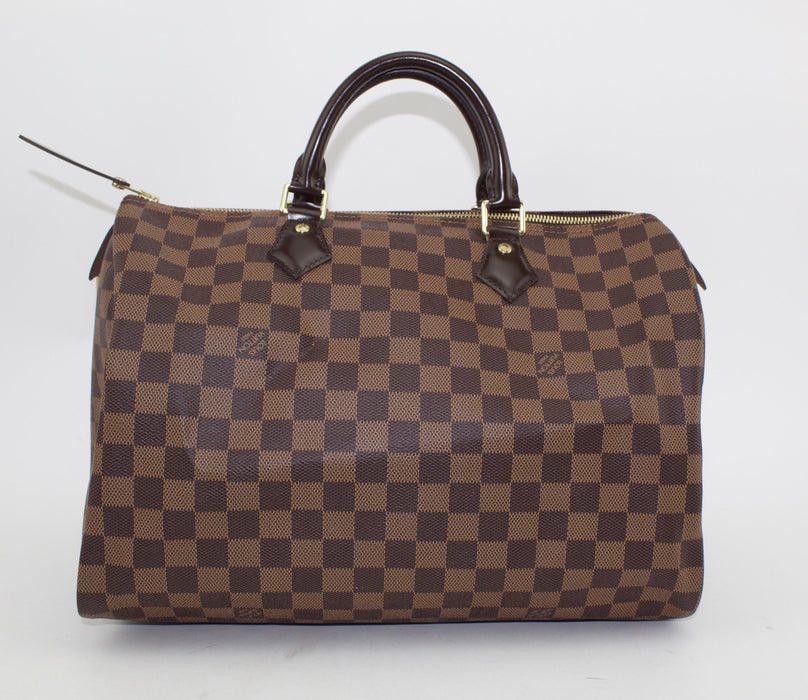LOUIS VUITTON DAMIER EBENE SPEEDY 35