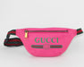 GUCCI PINK LOGO BELT BAG SMALL