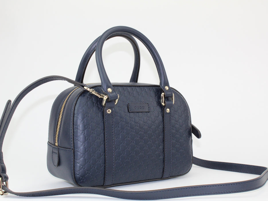 Gucci Micro Guccissima bag navy