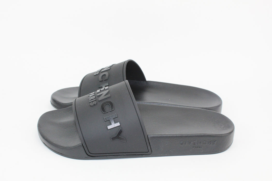 Givenchy Logo-embossed Rubber Slides