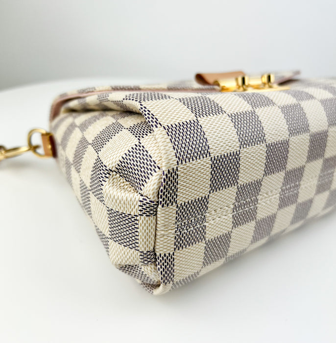 Louis Vuitton Croisette Damier Azur Compact Crossbody