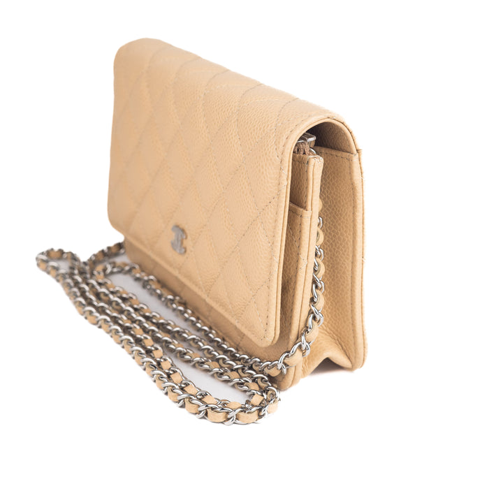 Chanel Classic Wallet on Chain Beige