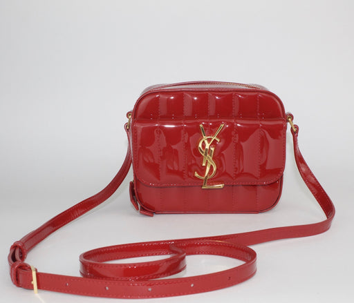 SAINT LAURENT VICKY TOY CAMERA BAG RED