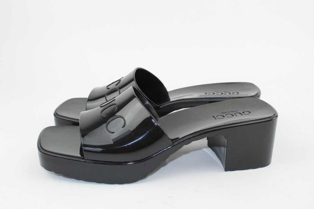 Gucci Rubber Slide Sandals