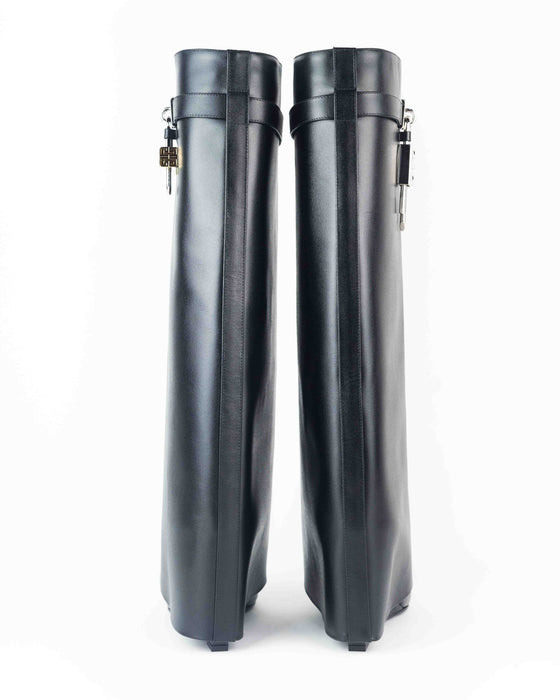 Givenchy Shark Lock Pant Boots in Leather