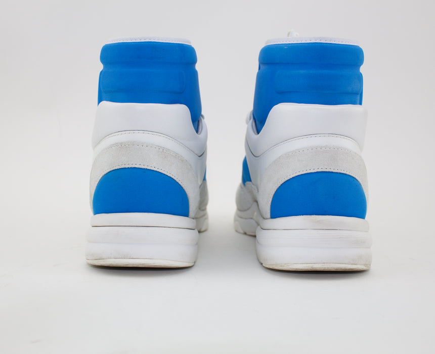 CHANEL CROSS TRAINER  HIGHTOP SNEAKERS SIZE 38