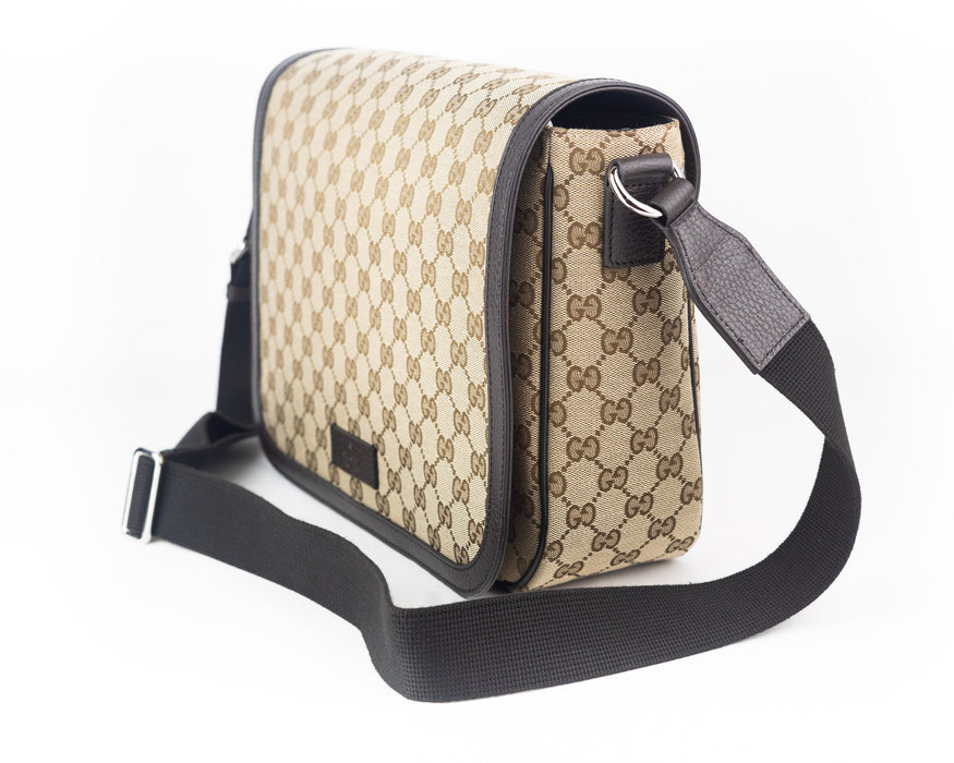 Gucci GG Canvas Crossbody Large Messenger Bag