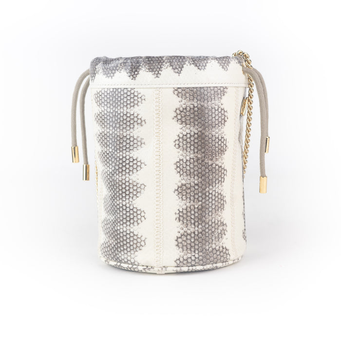 Gucci Zumi Snakeskin Mini Bucket Bag
