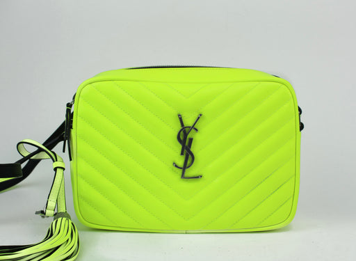 Saint Laurent LouLou Camera Bag neon green