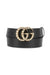 GUCCI LEATHER BELT WITH PEARL DOUBLE G BUCKLE - LuxurySnob