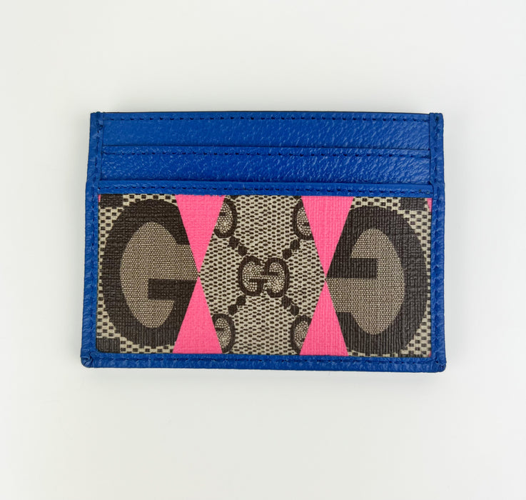 Gucci GG rhombus print card case