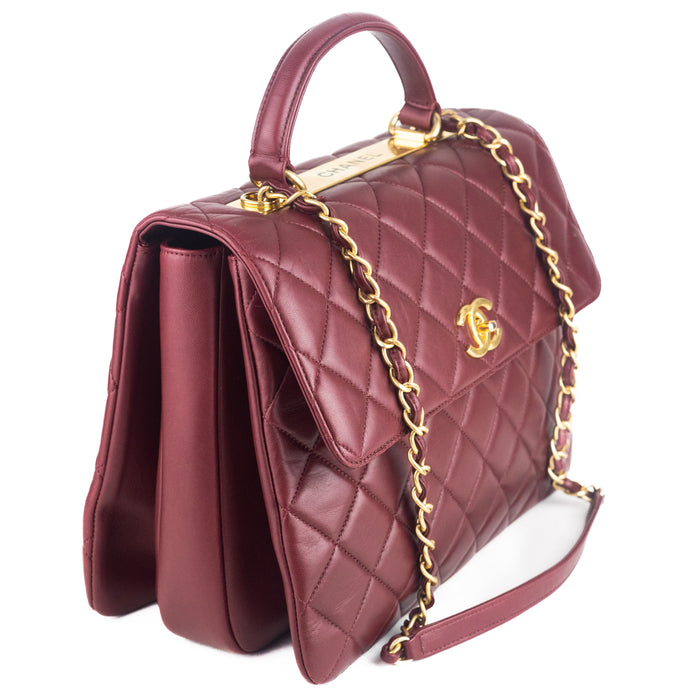 Chanel large Trendy Lambskin Top Handle Bag