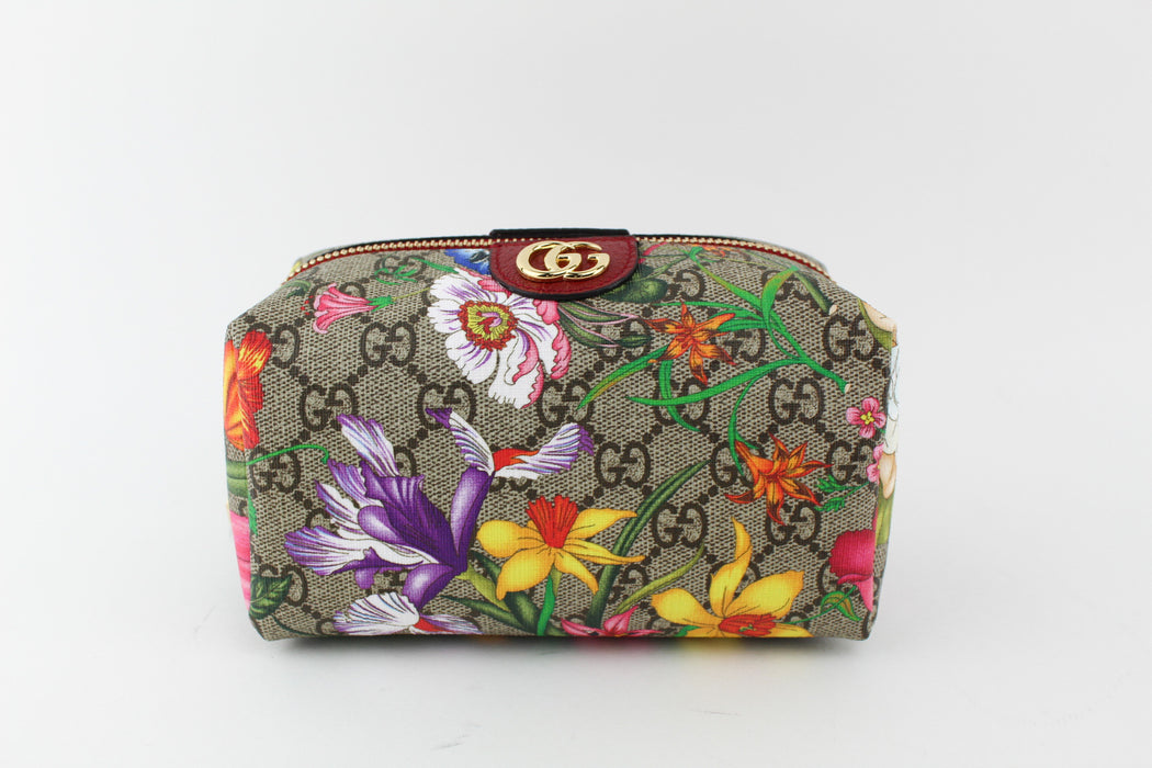 GUCCI OPHIDIA GG FLORA COSMETIC CASE