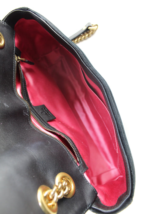 Gucci Marmont Large Velvet shoulder Bag