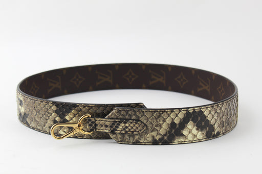 Louis Vuitton Monogram & snakeskin Strap