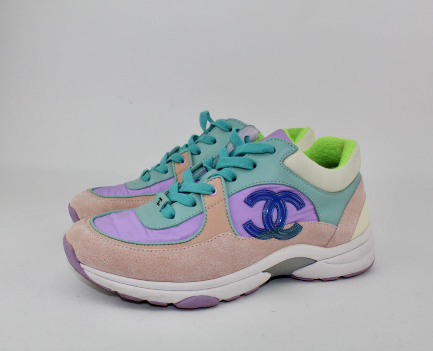 CHANEL CROSS TRAINER SNEAKERS