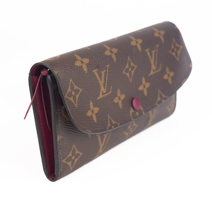 Louis Vuitton Monogram Emilie Wallet in Fuchsia