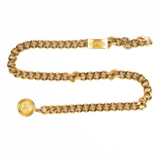 Chanel Vintage Chain Medallion belt