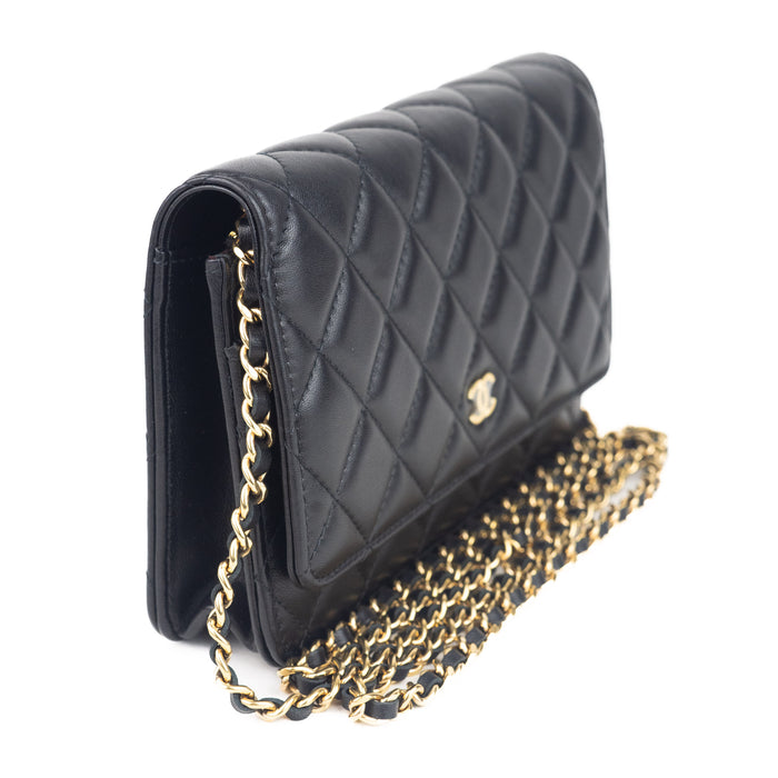 Chanel Classic Wallet on Chain Calfskin With Gold hardware