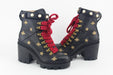 GUCCI BLACK LEATHER ANKLE BOOTS