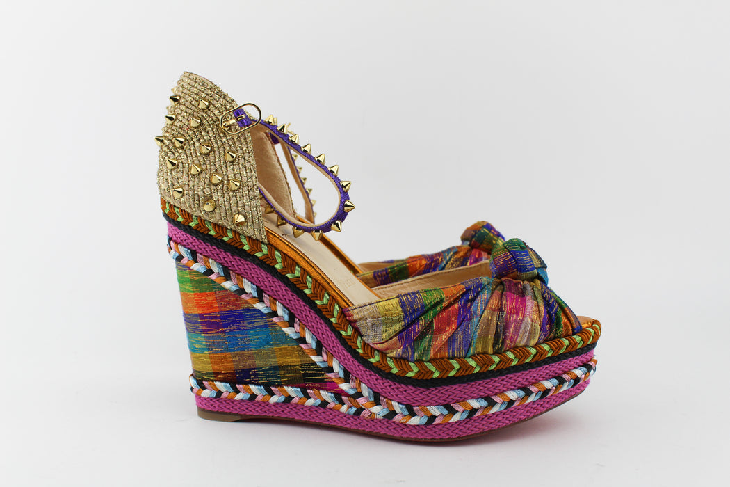 CHRISTIAN LOUBOUTIN MADCARINA 120 DISCO WEDGES