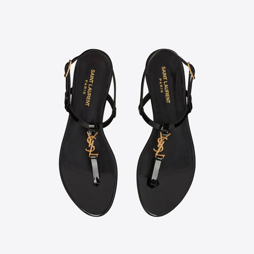 Saint Laurent Cassandra Flat Sandals