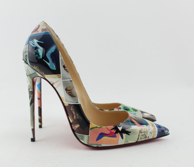 CHRISTIAN LOUBOUTIN SO KATE 120 PATENT COLLAGE SIZE 40 - LuxurySnob