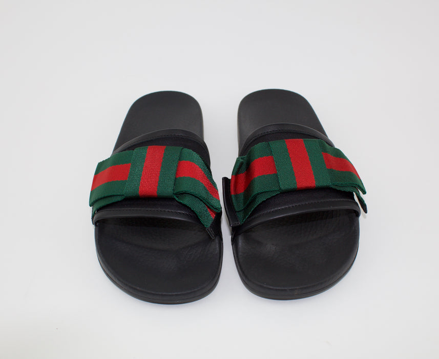 GUCCI PURSUIT BOW SLIDE SANDAL SIZE 38 