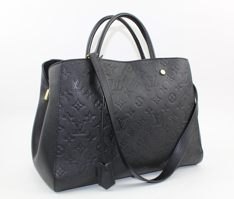 LOUIS VUITTON MONTAIGNE MM IN MONOGRAM EMPREINTE - LuxurySnob