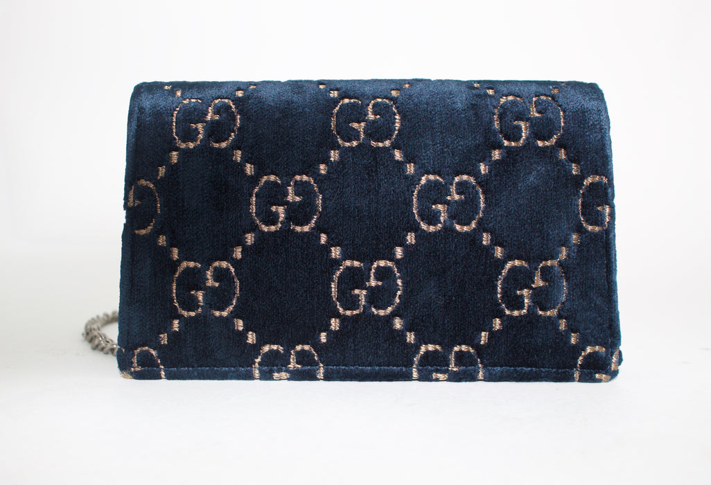 GUCCI DIONYSUS VELVET SUPER MINI BAG