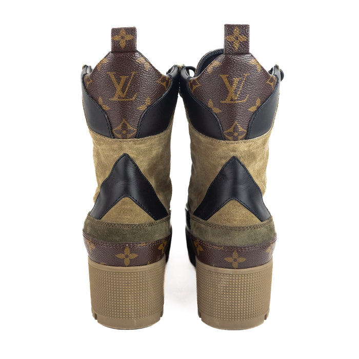 Louis Vuitton Laureate Platform dessert boots