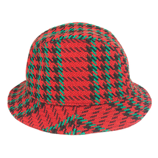 Gucci GG Houndstoth Wool Bucket Hat