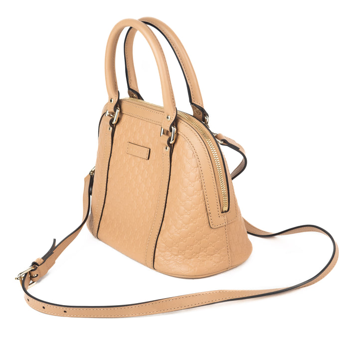 Gucci Micro Guccissima Mini Dome Bag in Nude